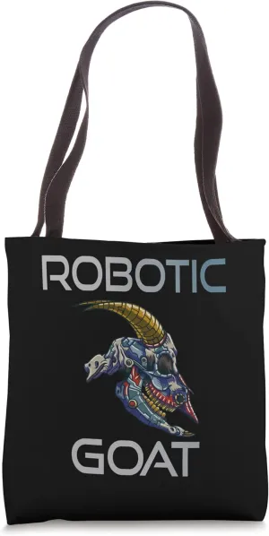 Robot Goat Tote Bag