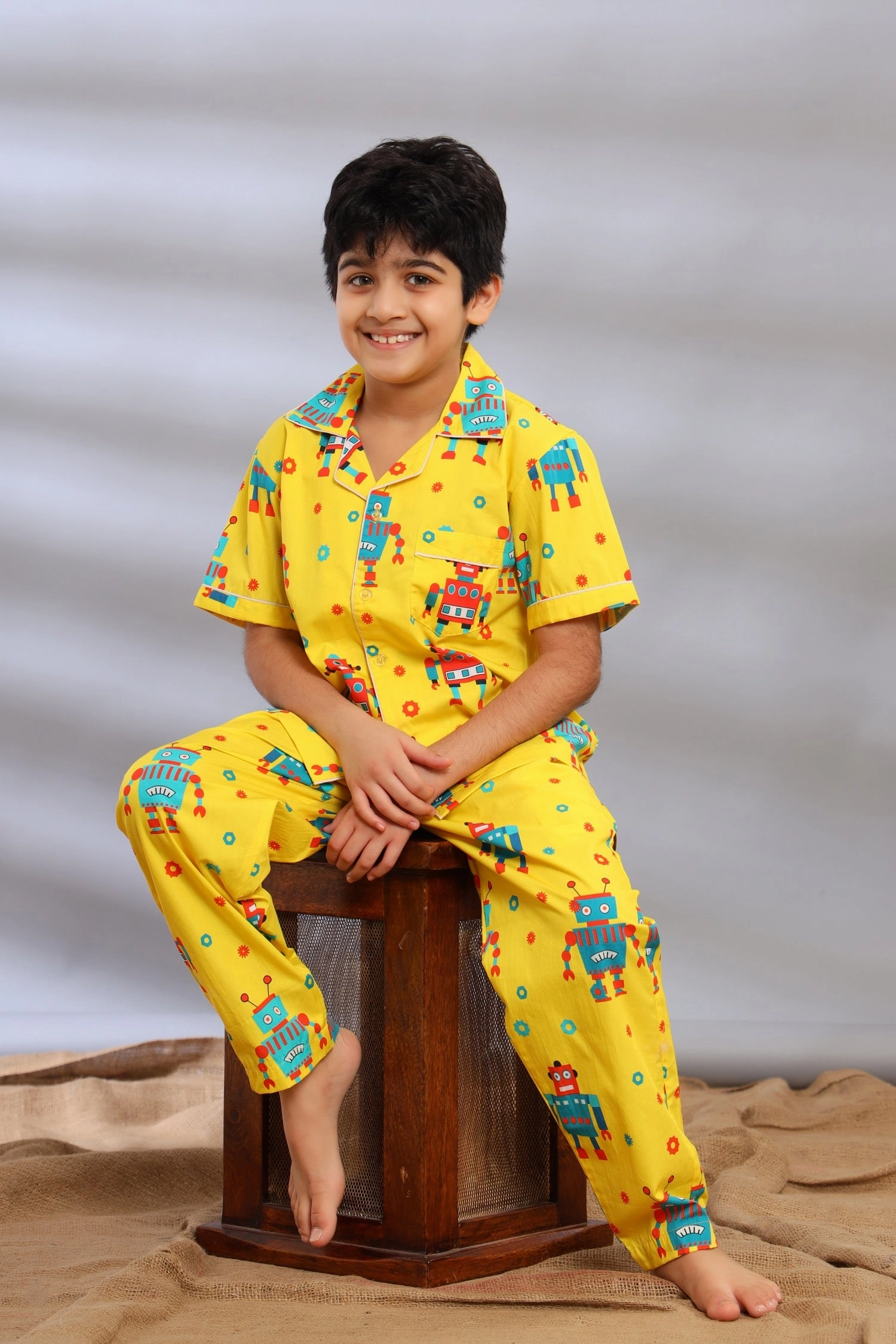 Robot Pajama Set for Boys