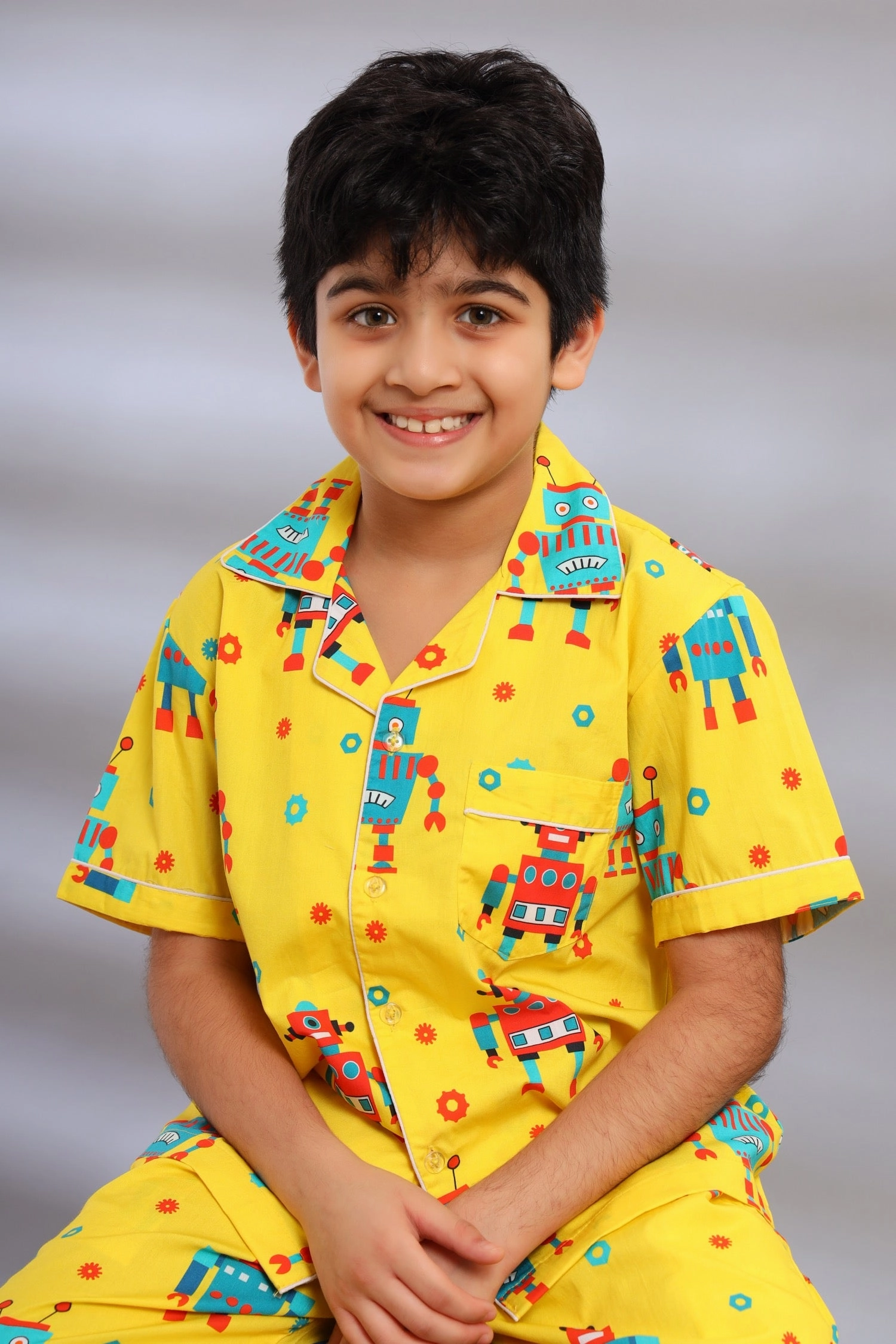 Robot Pajama Set for Boys