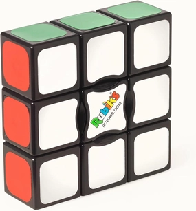 RUBIK'S, SPIN MASTER Rubik's 3x1 Edge Original Cube Beginner Professional Color Cobination Puzzle Problem Solving One Layer Suitable for Kids Age 8 