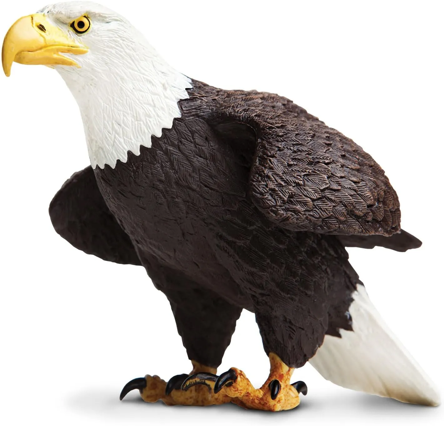 Safari Ltd. Bald Eagle Figurine - Detailed 7" Plastic Model Figure - Fun Educational Play Toy for Boys, Girls & Kids Ages 18 months 