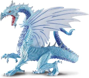 Safari Ltd. Ice Dragon Figurine - Detailed 6" Model Figure - Fun Arctic Creature Play Toy for Boys, Girls & Kids Ages 4 