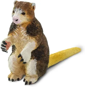 Safari Ltd. Matschie's Tree Kangaroo Figurine - Hand-Painted 3" Rainforest Animal Model Figure - Educational Toy Boys, Girls & Kids Ages 3 