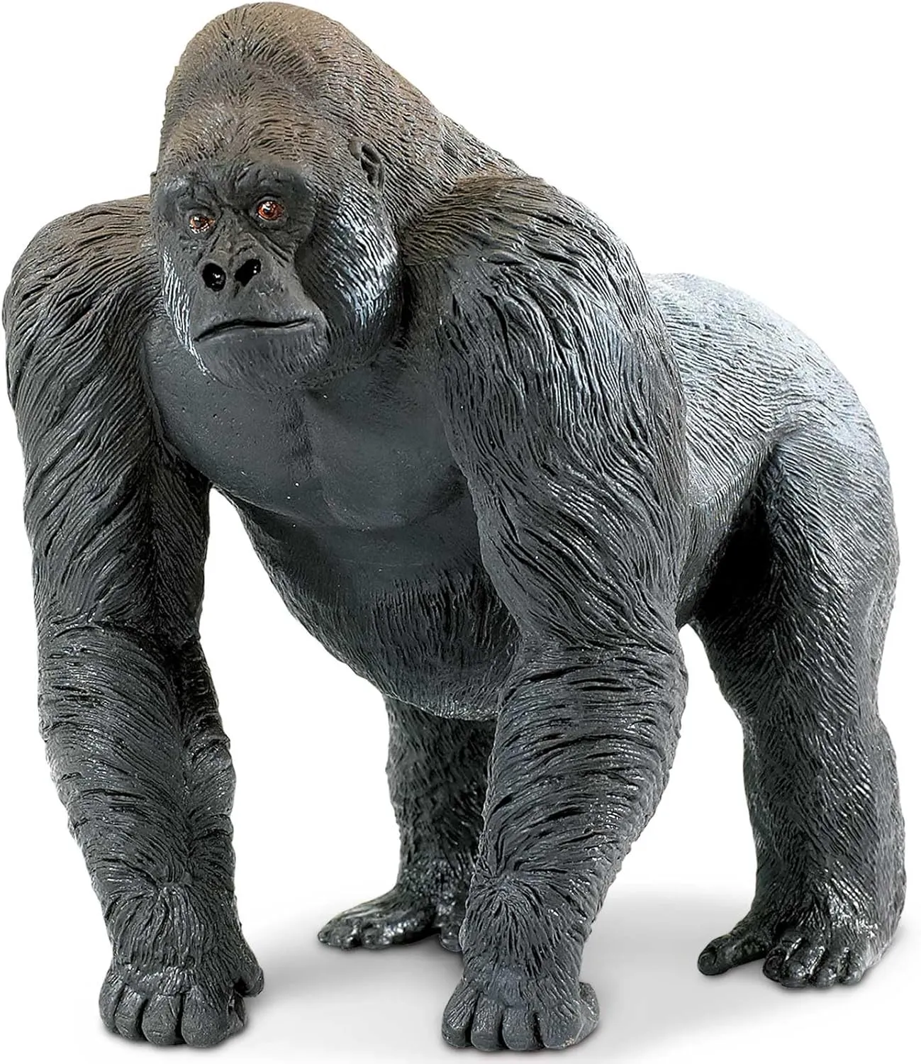 Safari Ltd. Silverback Gorilla Figurine - Realistic 6.25" Figure - Educational Toy for Boys, Girls, and Kids Ages 1 