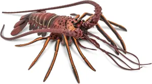 Safari Ltd. Spiny Lobster Figurine - Hand-Painted, Lifelike Model Figure 12.5" - Fun Educational Marine Animal Toy for Boys, Girls & Kids Ages 3 