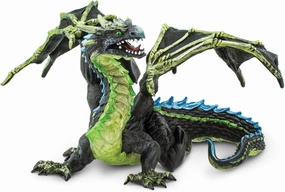 Safari Ltd. Fog Dragon Figurine - Detailed 8.5" Plastic Model Figure - Fun Mythical Creature Play Toy for Boys, Girls & Kids Ages 4 
