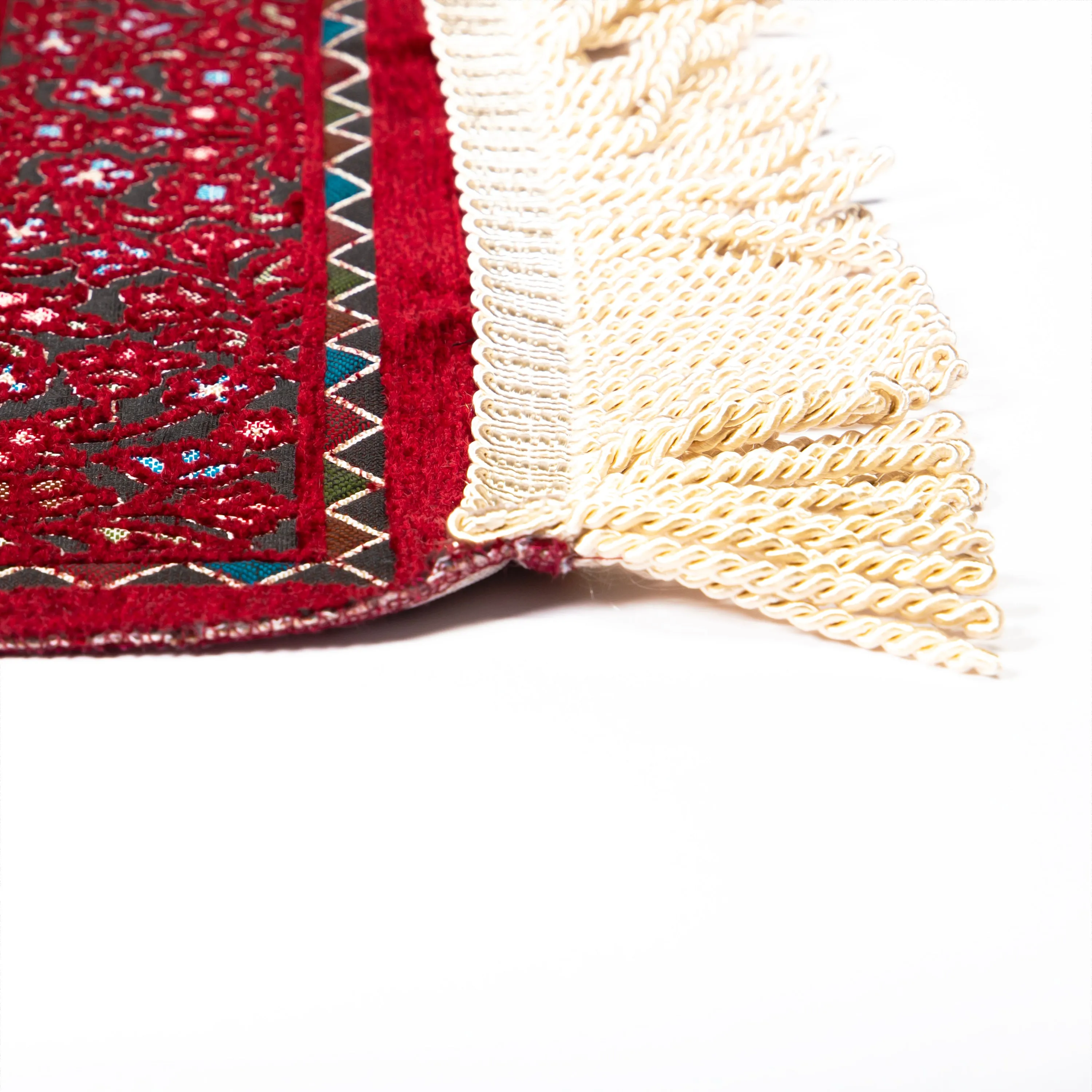 Salah Prayer Mat - Antique Turkish Floral - Red