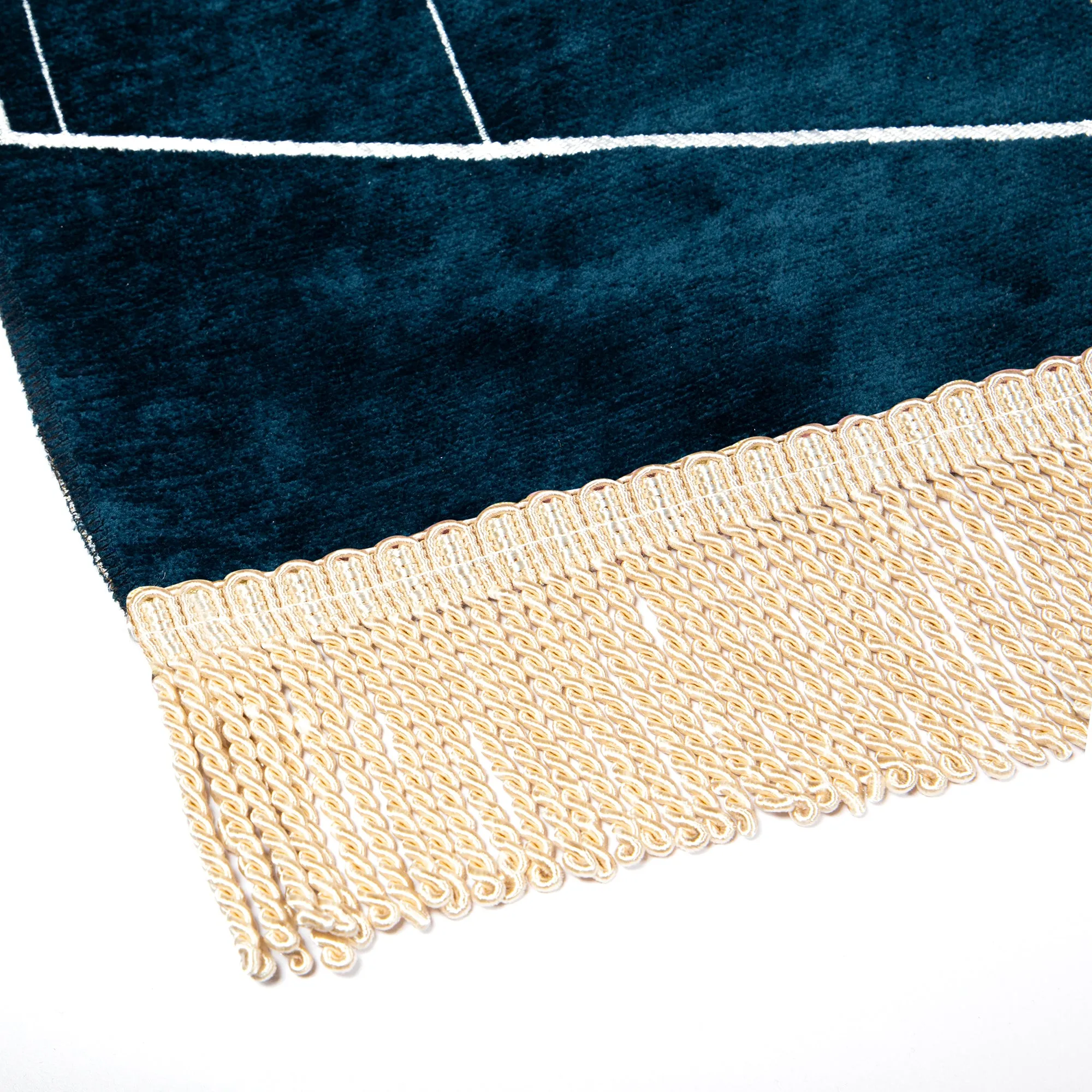 Salah Prayer Mat - Kaaba Geometric - Navy