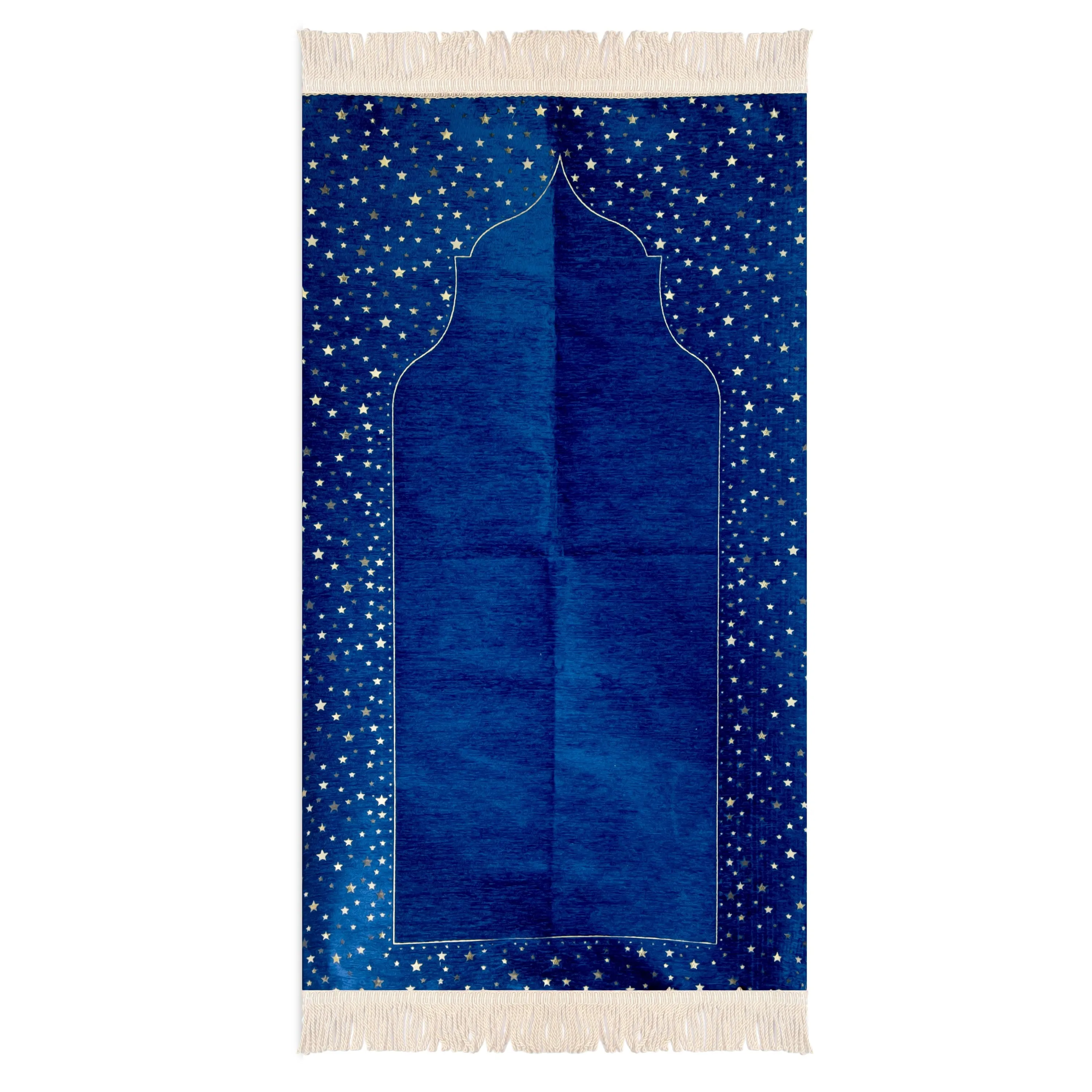 Salah Prayer Mat - Stars - Royal Blue