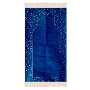 Salah Prayer Mat - Stars - Royal Blue