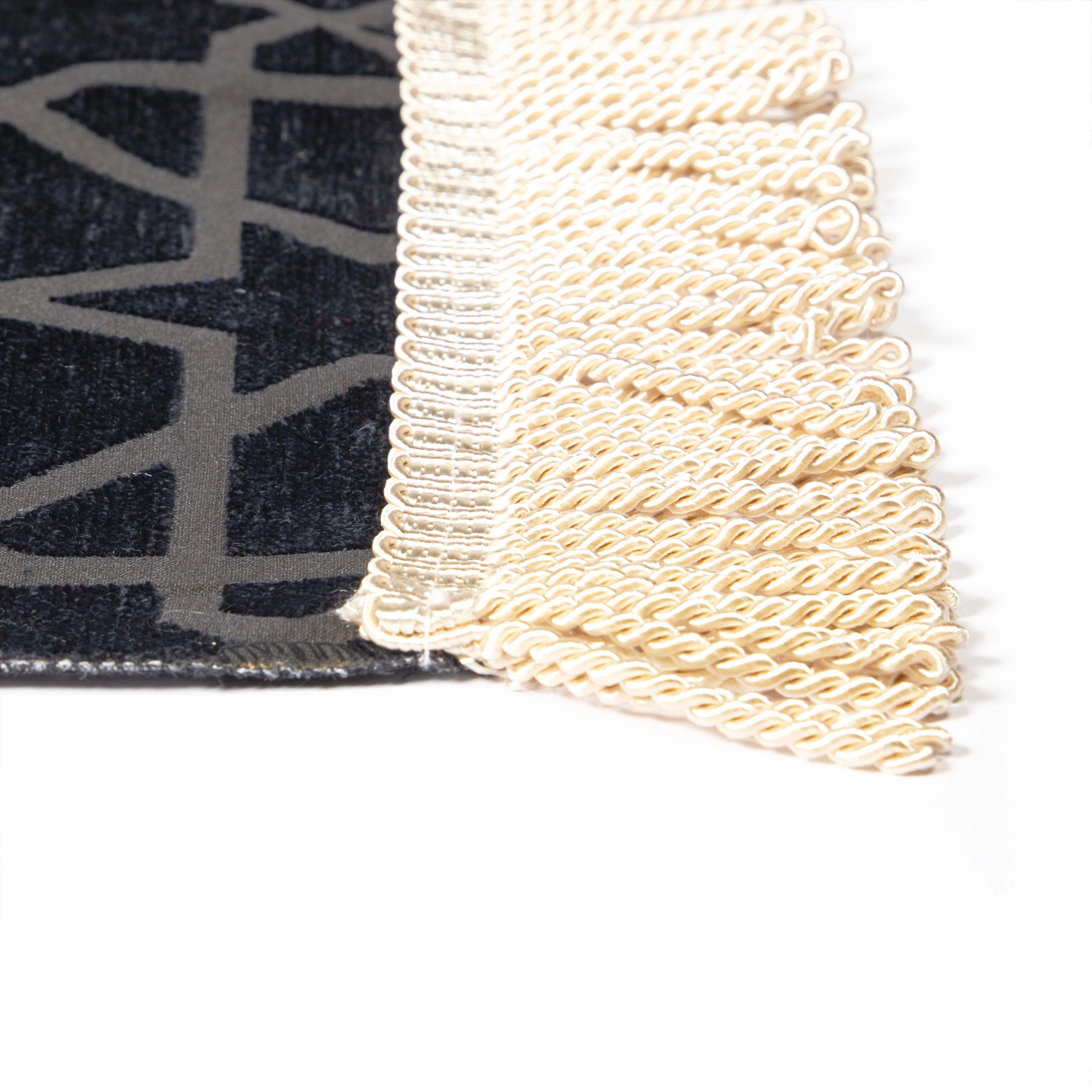 Salah Prayer Mat - Kaaba Geometric - Black