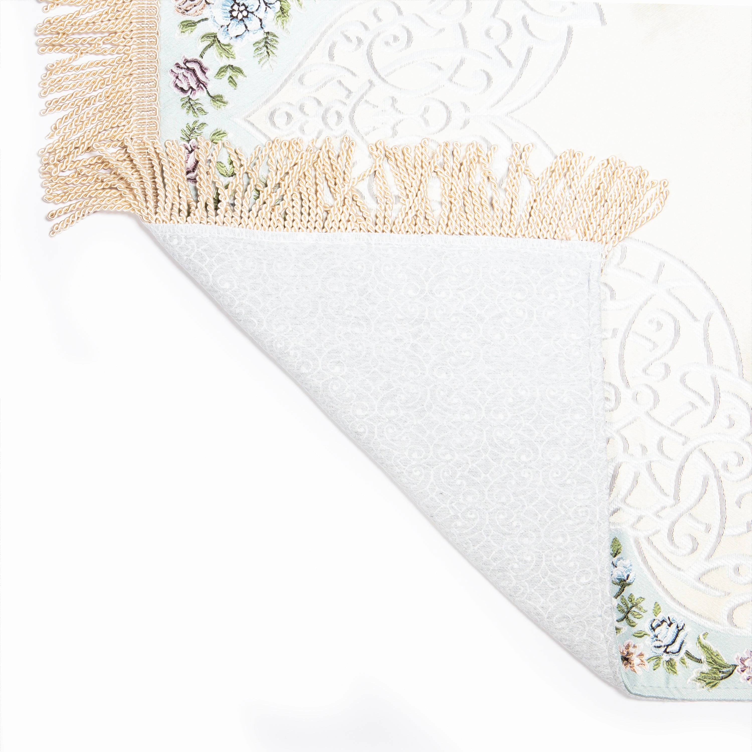 Salah Prayer Mat - Majestic Floral - Baby Blue