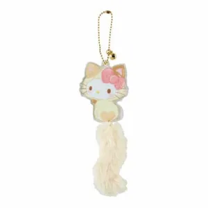 [Sanrio] Daisuki Neko Neko Series - Tail-Attached Acrylic Charm - Hello Kitty [FEB 2024] Sanrio Original Japan