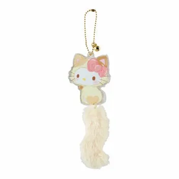 [Sanrio] Daisuki Neko Neko Series - Tail-Attached Acrylic Charm - Hello Kitty [FEB 2024] Sanrio Original Japan