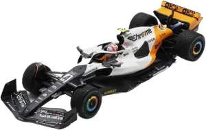 Scale Model Rally Car 1/18 Spark 18s898 MCL60 2023 Monaco Special Paint for Norris Resin Vehicle Toy Coupe Simulation