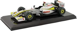 Scale Model Rally Car Jenson Button F1 Model 1/24 BGP 2009 Premium Alloy Vehicle Toys Collection Coupe Simulation