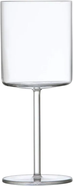 SCHOTT ZWIESEL Modo White Wine Glass (Set of 4), Straight-Lined Wine Glasses for White Wine, Dishwasher-Safe Tritan Crystal Glasses, Made in Germany (13.5 Ounce)