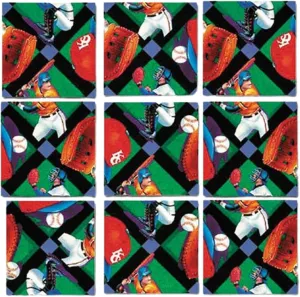 Scramble Squares Baseball 9 Piece Challenging Puzzle - Amazing & Engaging Brain Teaser - Mind Game for Children, Teens, Adults & Seniors