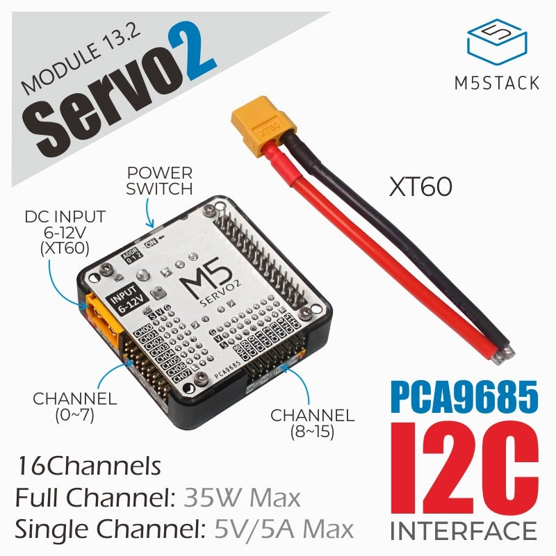 SERVO2 Module 16 Channels - 13.2 (PCA9685)