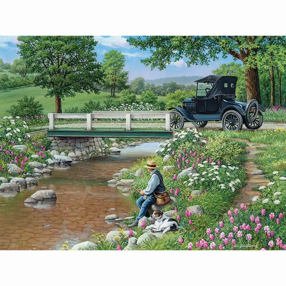 Set of 6: John Sloane Jigsaw Puzzles  Simple Country Life