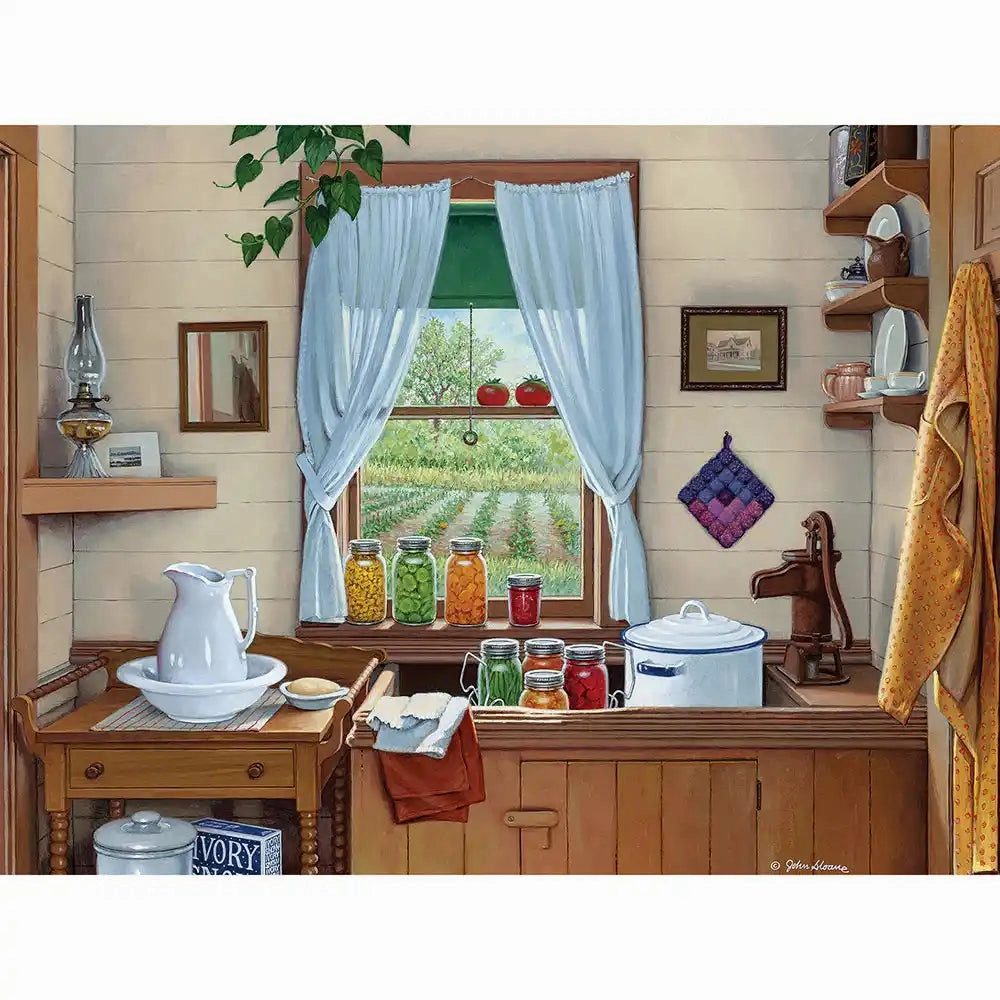 Set of 6: John Sloane Jigsaw Puzzles  Simple Country Life