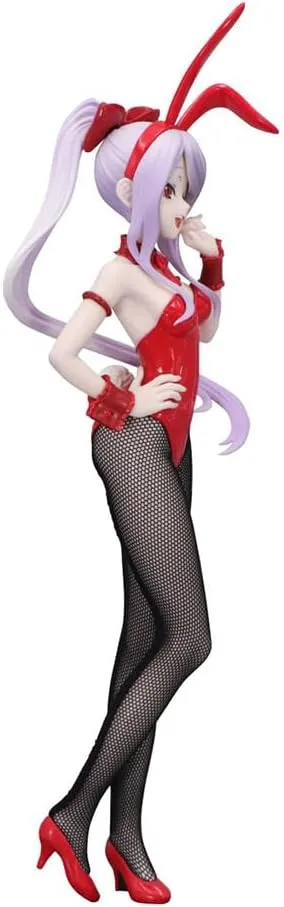 Shalltear Bloodfallen Figure Statue, 26cm Bunny Girl Figure Anime Albedo Figures Model, PVC Handmade Collectible Desktop Decoration Gifts for Fans