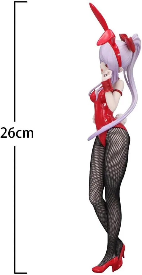 Shalltear Bloodfallen Figure Statue, 26cm Bunny Girl Figure Anime Albedo Figures Model, PVC Handmade Collectible Desktop Decoration Gifts for Fans