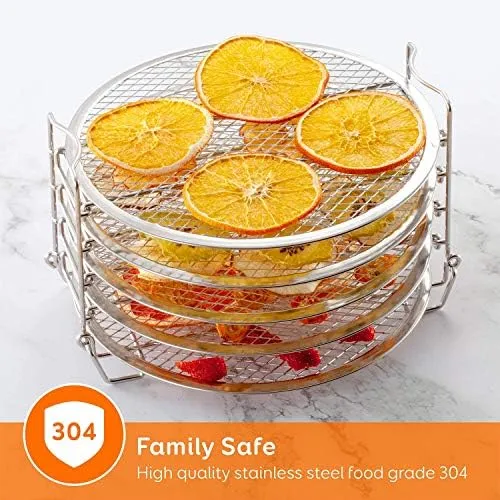 SICHEER Dehydrator Rack Stainless Steel Stand Accessories Compatible with Ninja Foodi Pressure Cooker and Air Fryer 6.5Quart