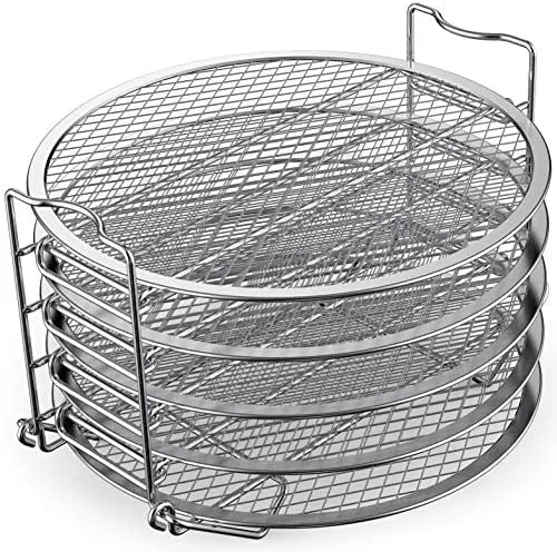 SICHEER Dehydrator Rack Stainless Steel Stand Accessories Compatible with Ninja Foodi Pressure Cooker and Air Fryer 6.5Quart