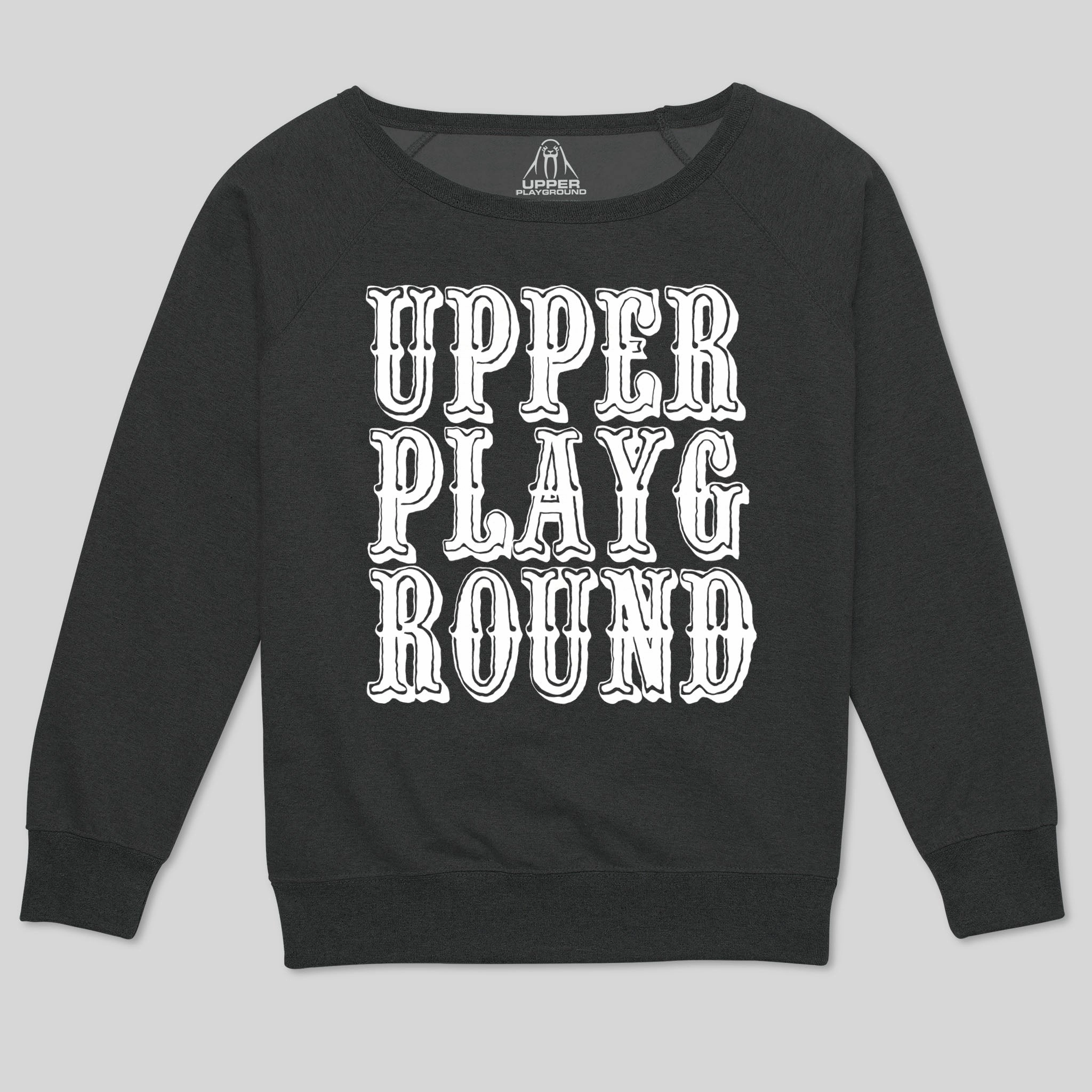 SIGNBOARD WOMEN'S SCOOP NECK SWEATSHIRT