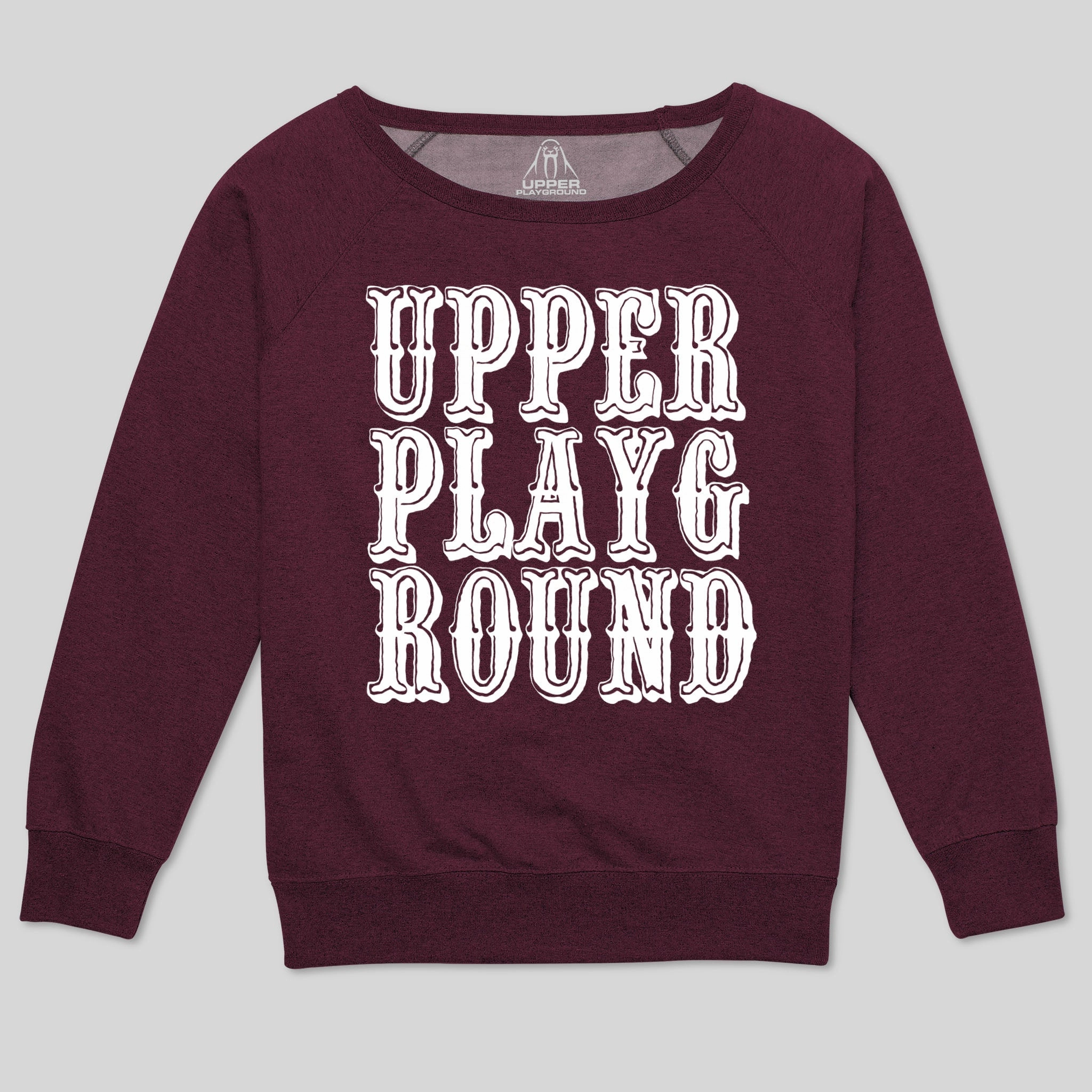 SIGNBOARD WOMEN'S SCOOP NECK SWEATSHIRT