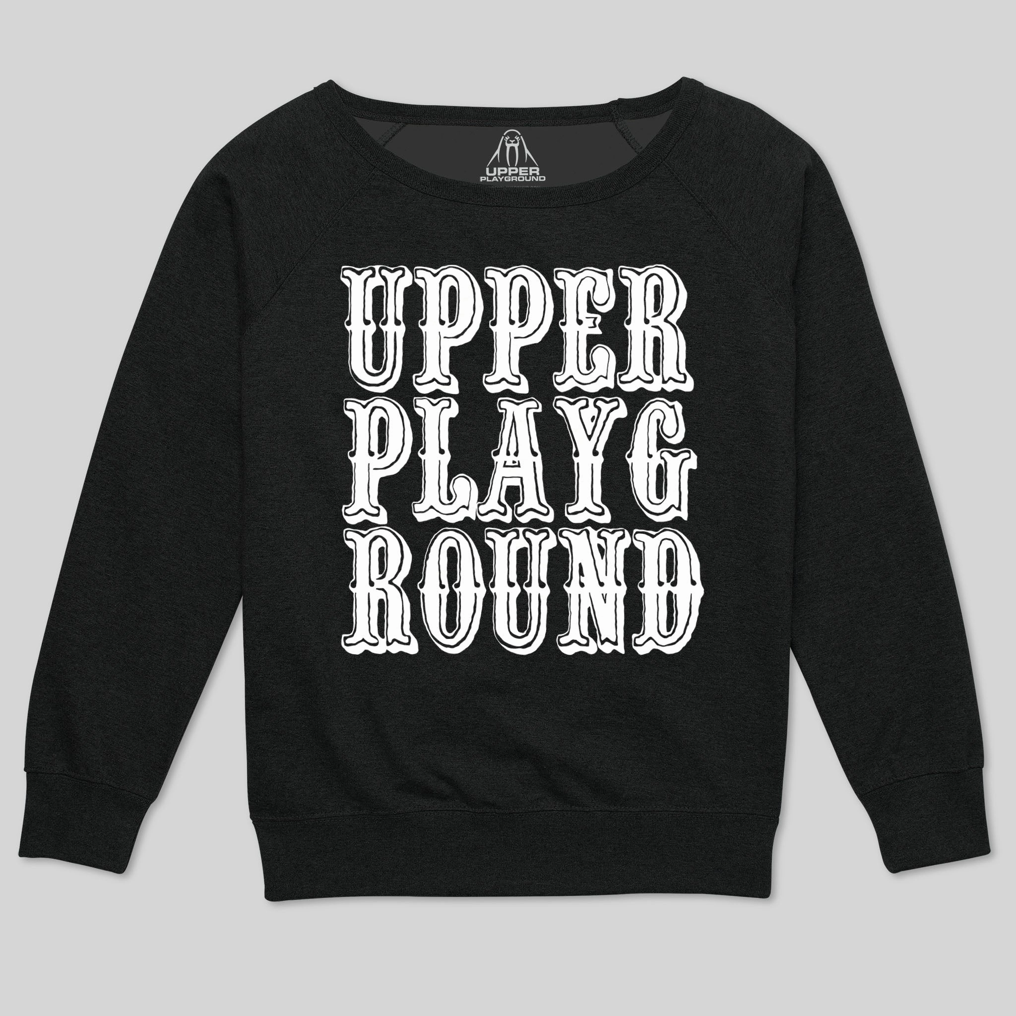 SIGNBOARD WOMEN'S SCOOP NECK SWEATSHIRT