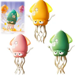Smart Tentacle Explorer, Wiggly Wonder Octopus, Dancing Octopus, Magical Dancing Octopus Electric Induction Automatic Obstacle Avoidance Octopus, USB Rechargeable with Led Lights and Music (Mix)