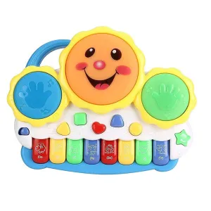 Smile Face Musical Piano Toy - 8 Numbered Keys