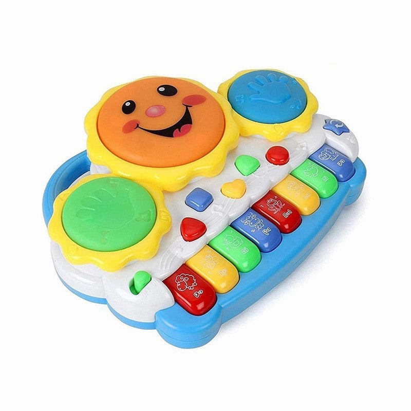 Smile Face Musical Piano Toy - 8 Numbered Keys