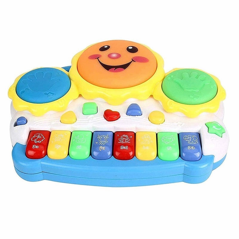 Smile Face Musical Piano Toy - 8 Numbered Keys