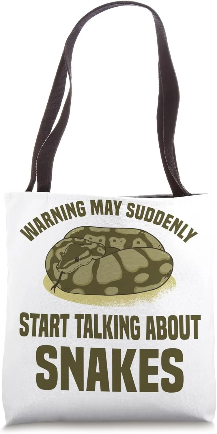 Snake Reptile Terrarium Python Tote Bag