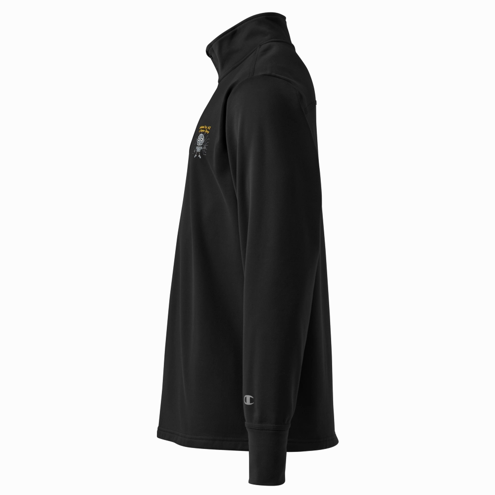 Snubbed by AI Fun Design Quarter Zip Pullover