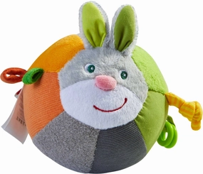 Soft Bunny Ball With Rattle