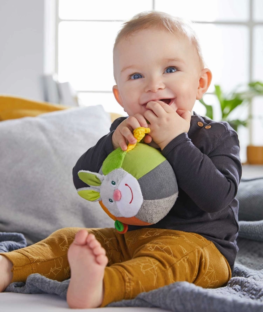Soft Bunny Ball With Rattle