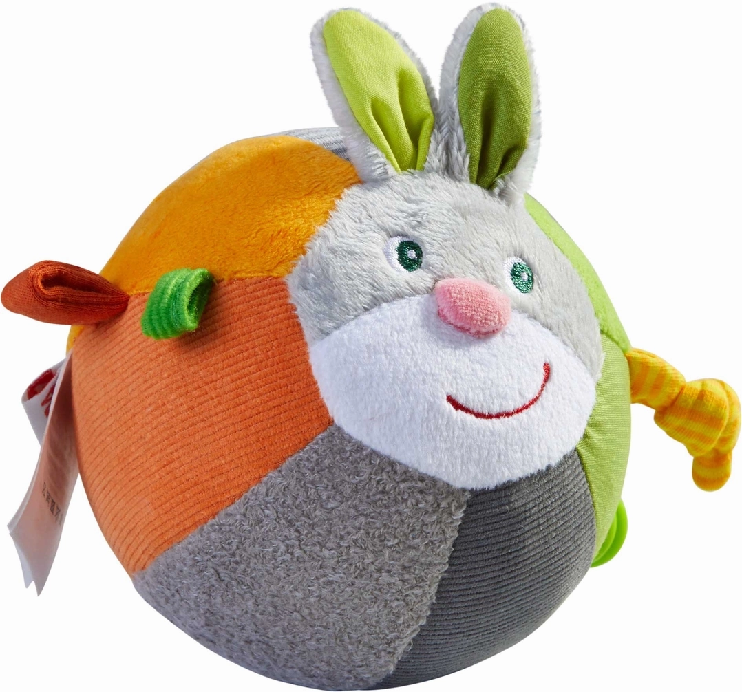 Soft Bunny Ball With Rattle