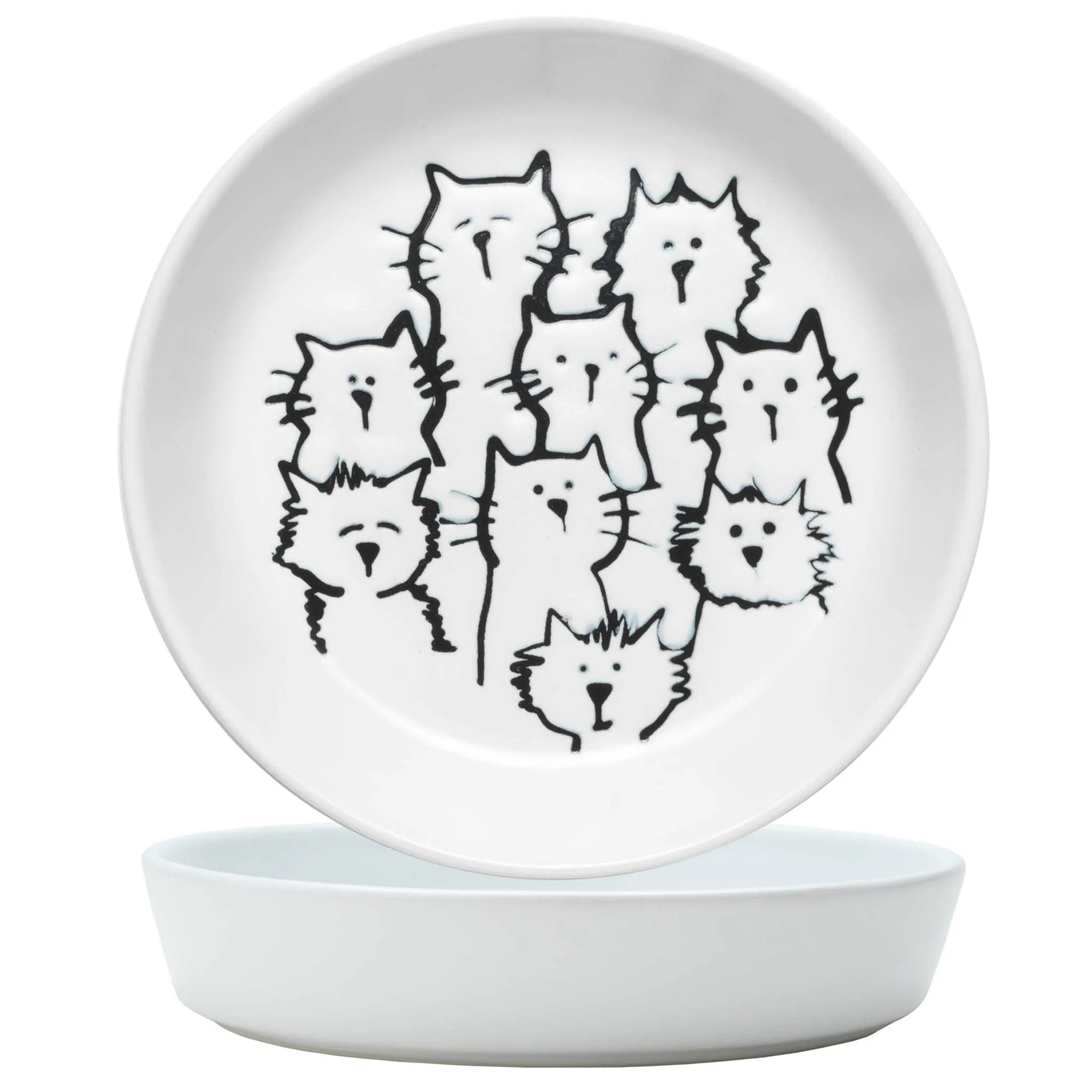 Speckle and Spot by Ore’ Originals - Pet Bowl | Random Cats