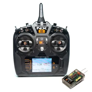 Spektrum RC NX8 2.4GHz DSMX 8-Channel Radio System (No Servos) w/AR8020T Receiver
