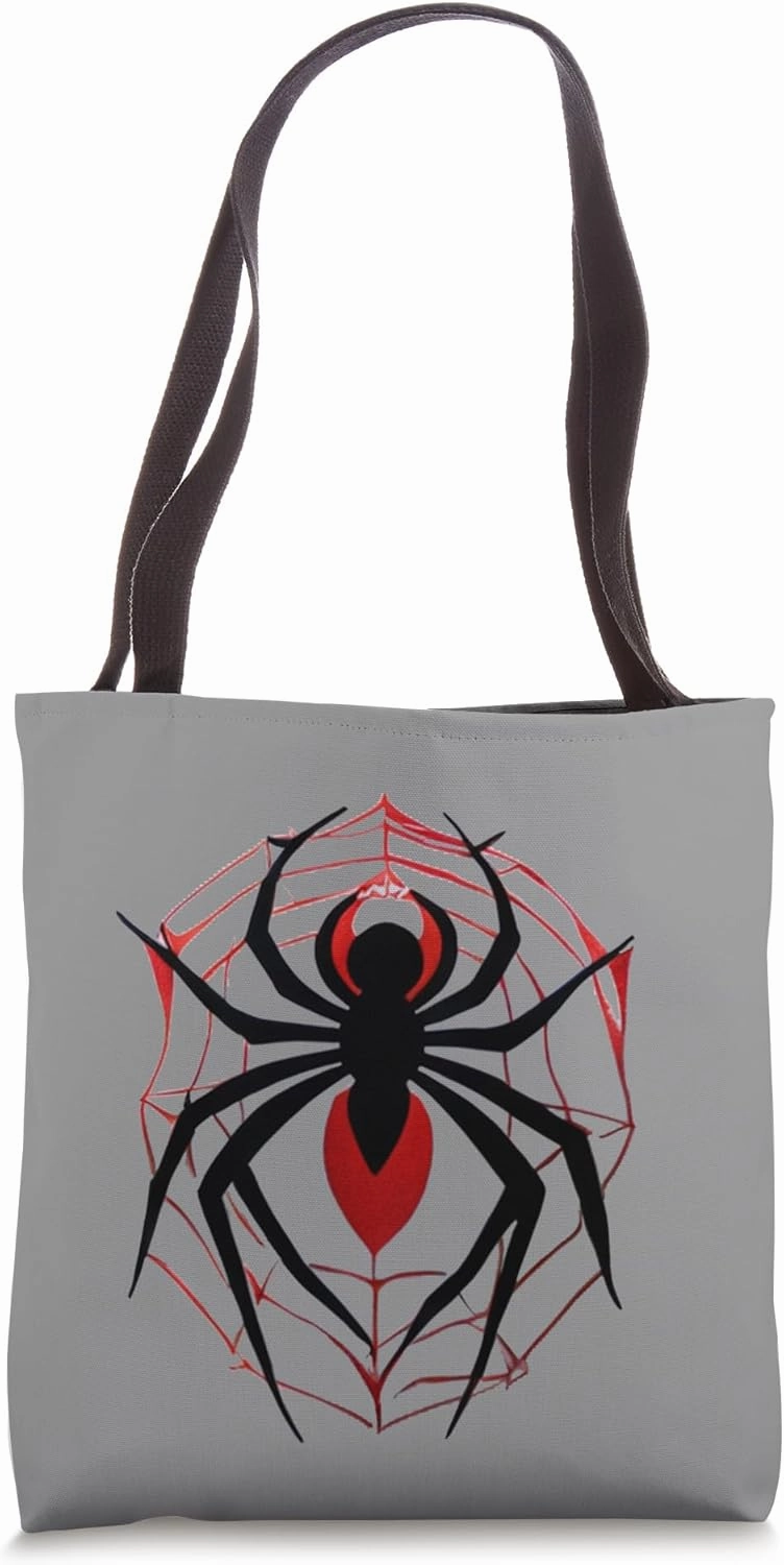 Spider Vintage Pig Spider Web Black Widow Spider Super Hero Tote Bag