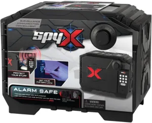 SpyX / Alarm Safe. Top-Secret Gadget for Spy Kids to Protect Your Valuables! Key in Your Secret Code Or Password. Alarm Sounds If Someone Tries to Break in. Stealth Toy Locker for Young Agents!