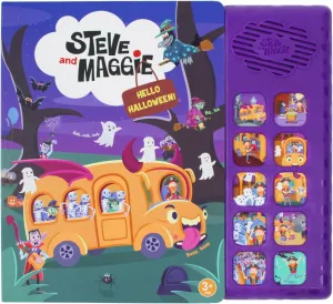Steve and Maggie Sing-Alongs 10-Button Safe & Sound Book | Interactive Halloween Toys for Kids Ages 3-8 | Learning Books with Music Gifts for Boys & Girl