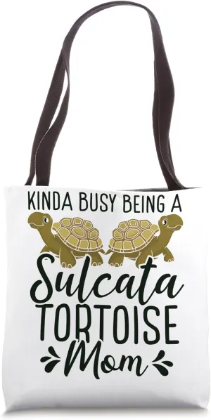 Sulcata Tortoise African Spurred Tortoise Mainland Turtle Tote Bag