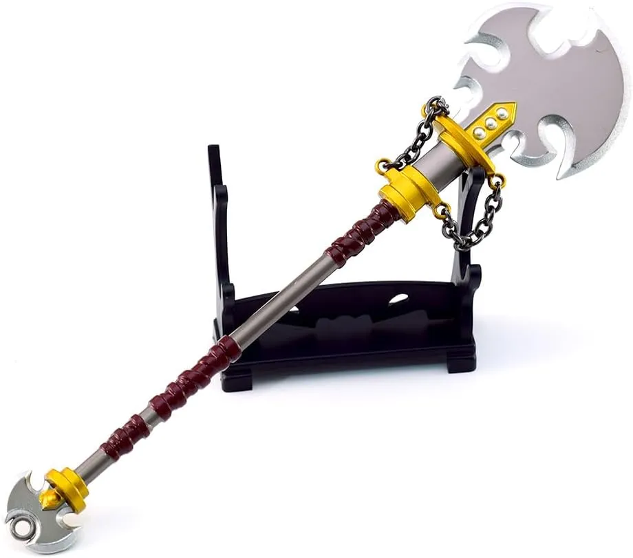 Superbuybox Link Martial Arts Sword Spear Arrow Bow Shield Action Figure Game Collection Desk Room Decoration Backpack Pendant Gift (Savage Lynel Spear)