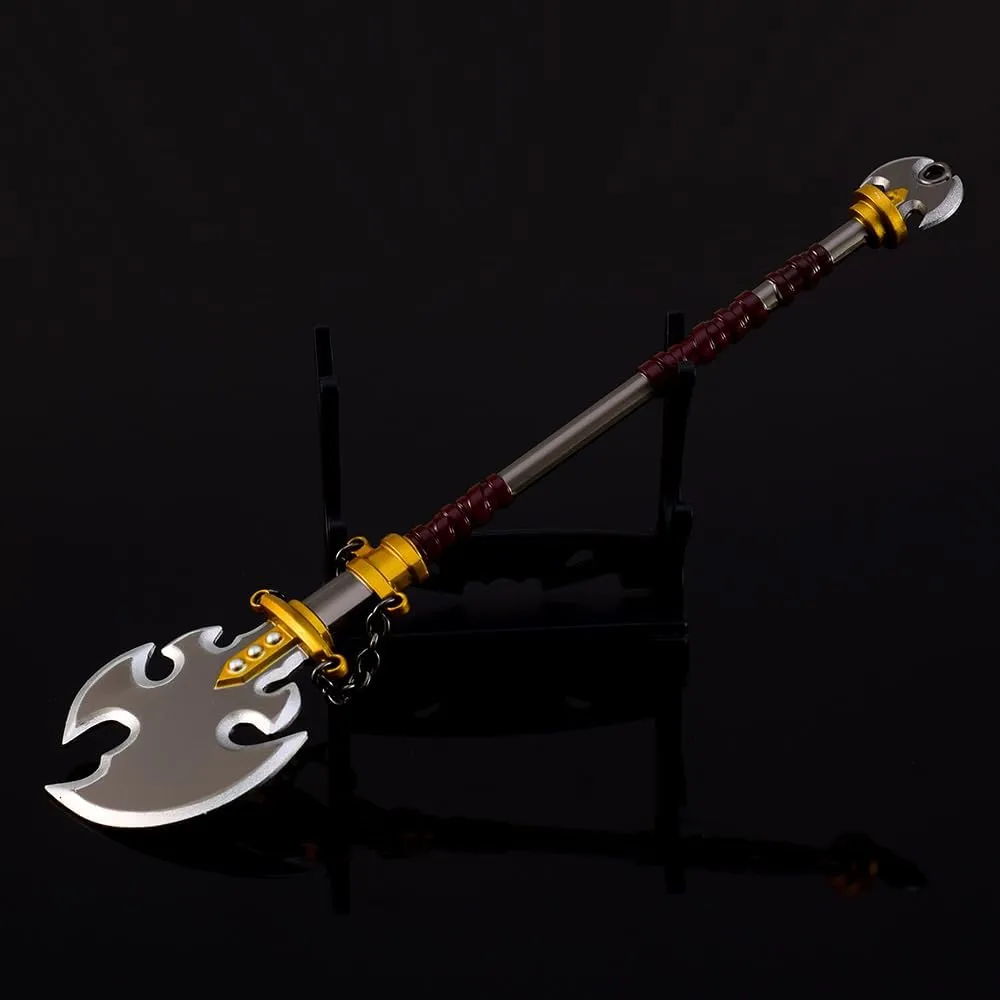 Superbuybox Link Martial Arts Sword Spear Arrow Bow Shield Action Figure Game Collection Desk Room Decoration Backpack Pendant Gift (Savage Lynel Spear)