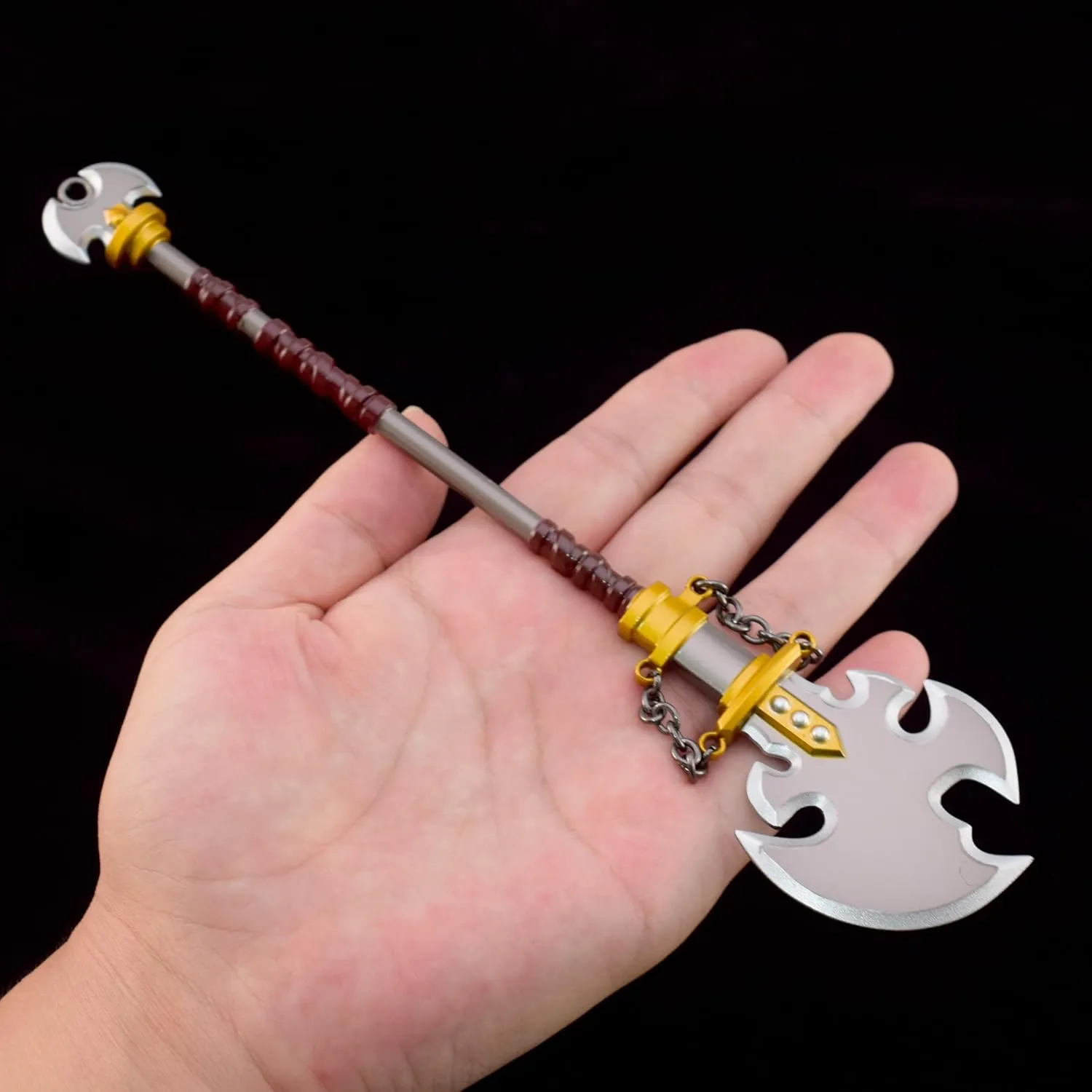 Superbuybox Link Martial Arts Sword Spear Arrow Bow Shield Action Figure Game Collection Desk Room Decoration Backpack Pendant Gift (Savage Lynel Spear)